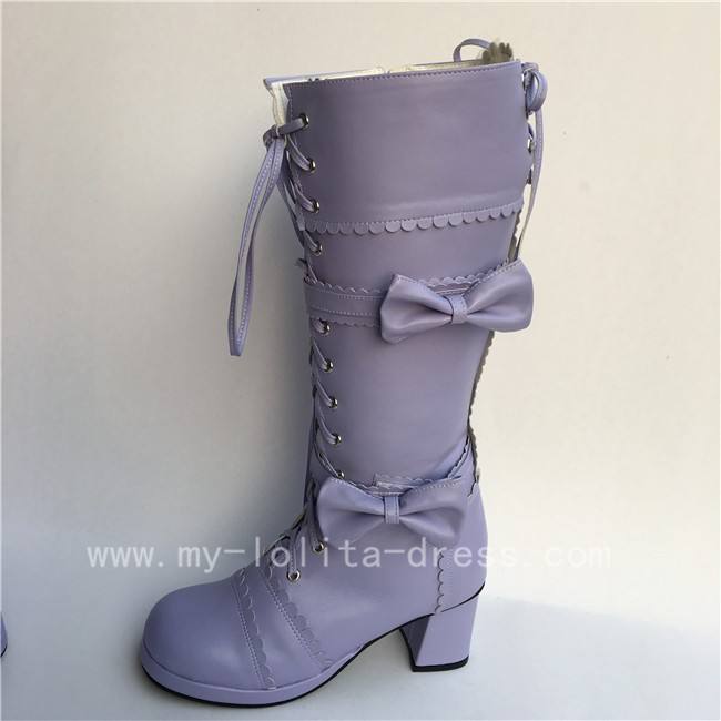 Beautiful Navy Blue& White Boots - 2 Versions