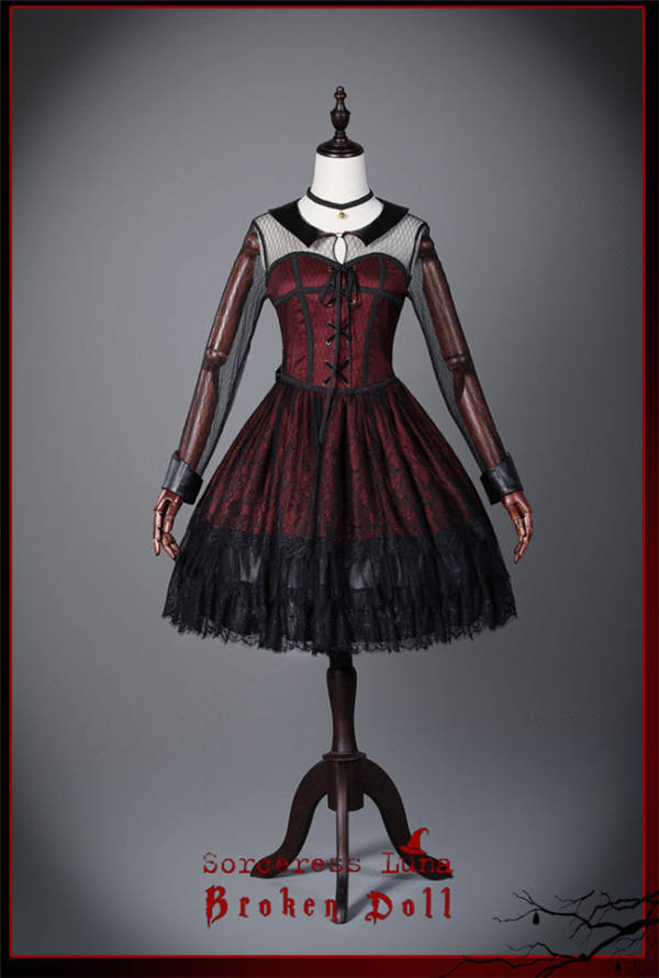 Sorceress Luna~ Lolita Long Sleeves OP Dress -Pre-order Closed
