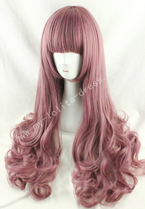 AMO 70cm Lavender Pink Curls Lolita Wig