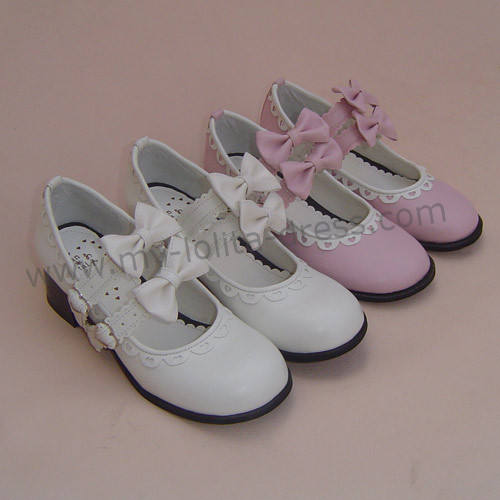Sweet Double Bows Lolita Shoes