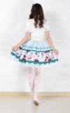 Vanilla Ice Cream Lolita Pleated Skirt off