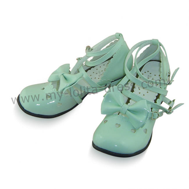 Three Bows Lolita Shoes