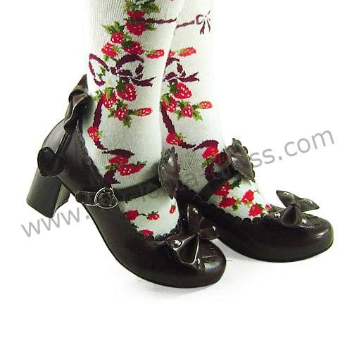 Bows Hearts Girls Lolita Shoes