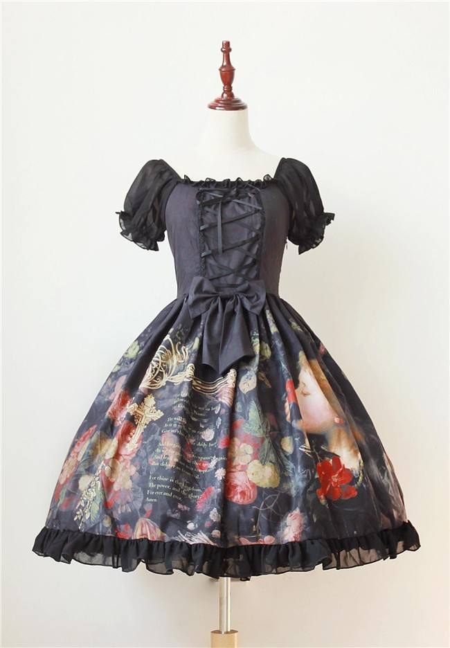 Neverland Lolita Maiden's Garden  Lolita Chiffon OP