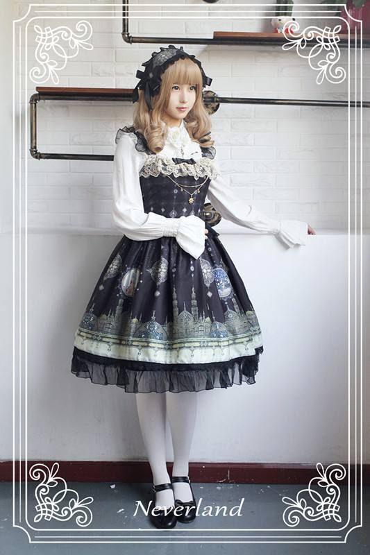 Neverland Lolita ~Arabian Nights~ High Waist Lolita JSK with Pendant