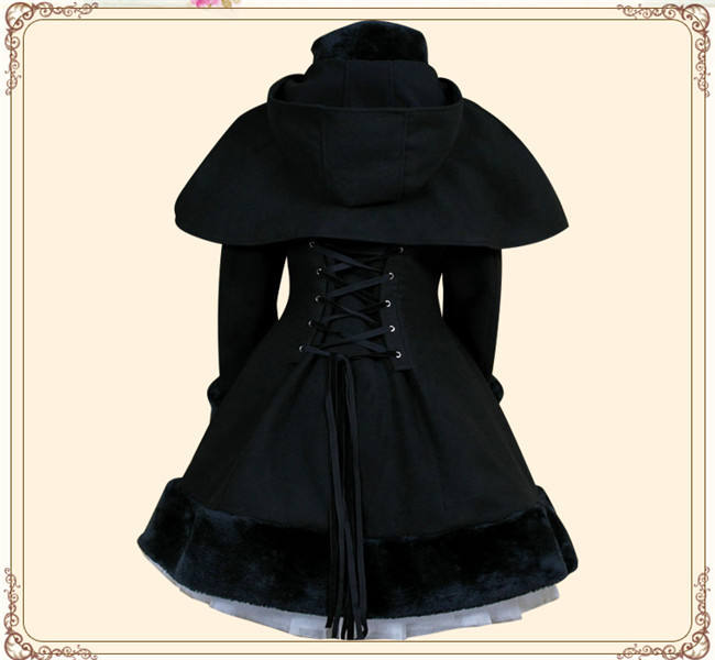 Lolita Princess Sweet Winter Slim Lolita Coat&Cape