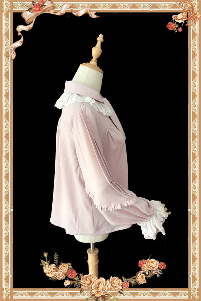High Density Chiffon Lolita Long Sleeves Blouse
