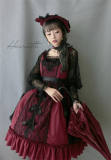 Lily~ Elegant Lolita OP -Pink XXL+ Hat XXL Size -OUT