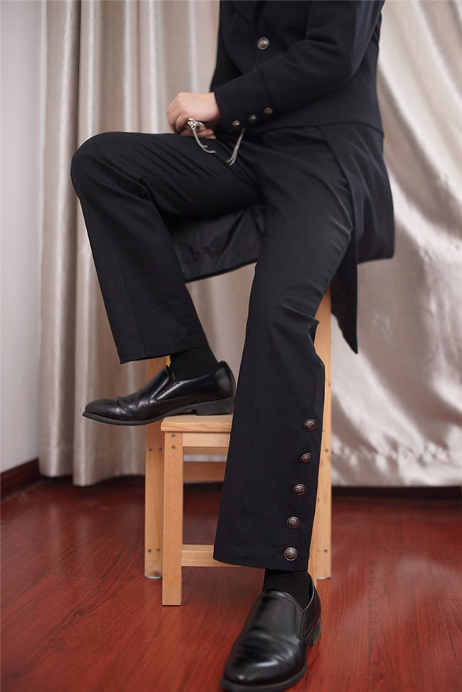 La Pomme Double-breasted Ouji Coat Pants -Custom Tailor Available
