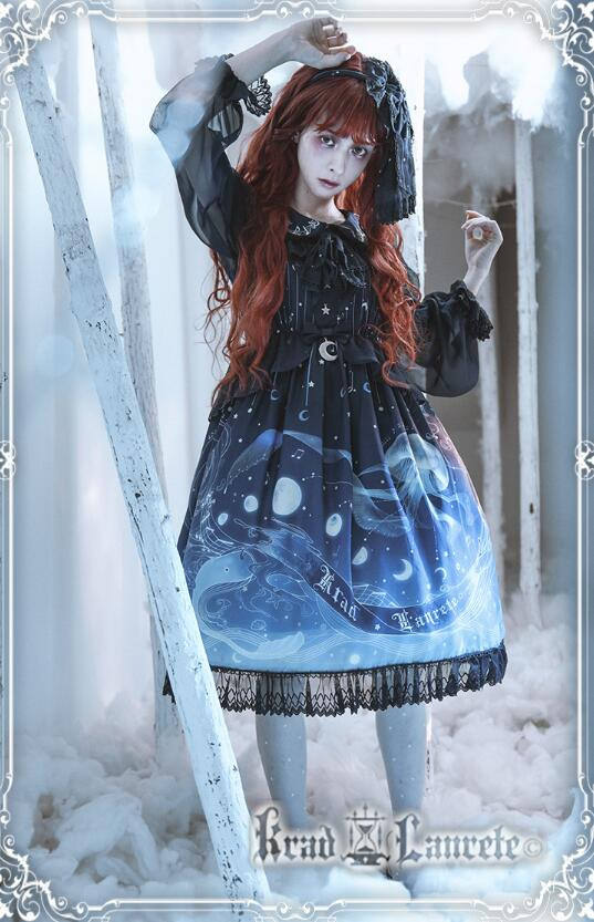 Lost in Sea Blue~ Lolita OP/JSK Short Version/Long Version -Pre-order Closed
