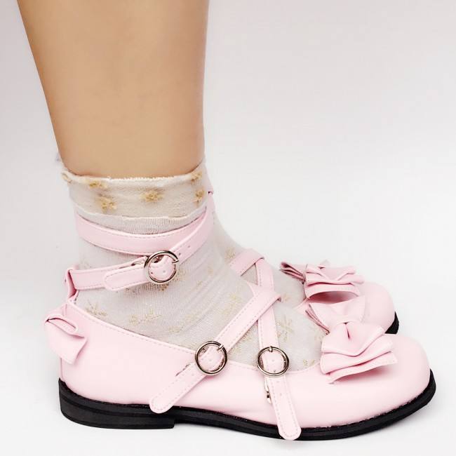 Dark Coffee Lolita Heels Footwear