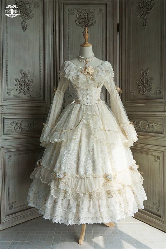Miss Point ~Ode to the Dawn~ Embroidery Elegant Lolita OP