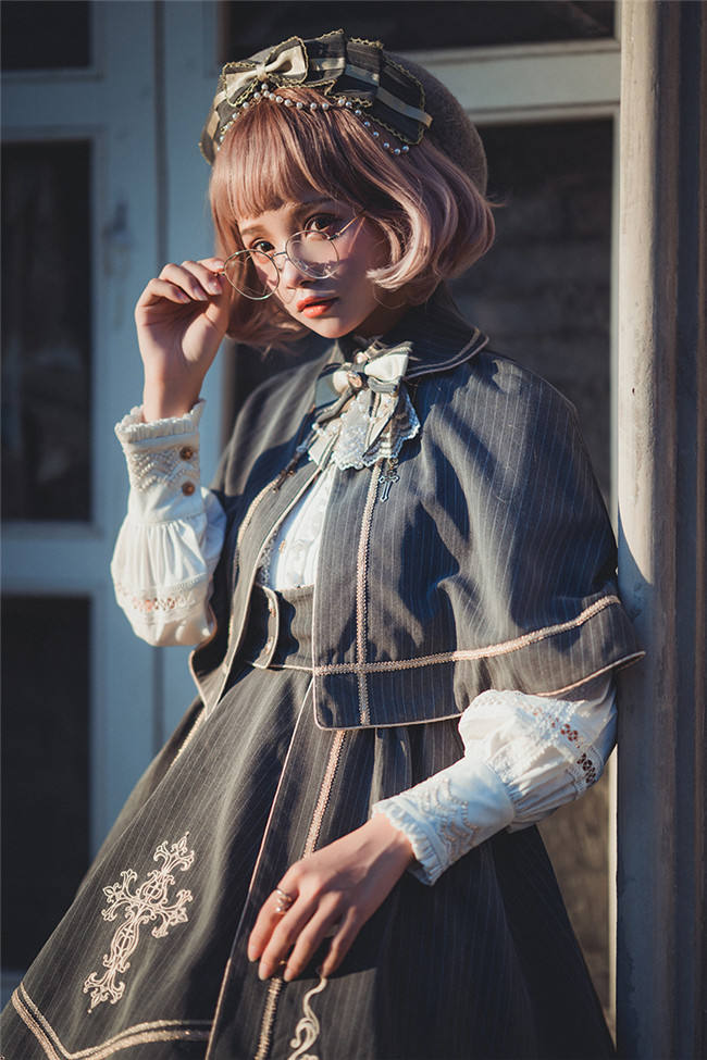 College of the Sacred Glory Cross~ Classic Lolita OP -Ready Made
