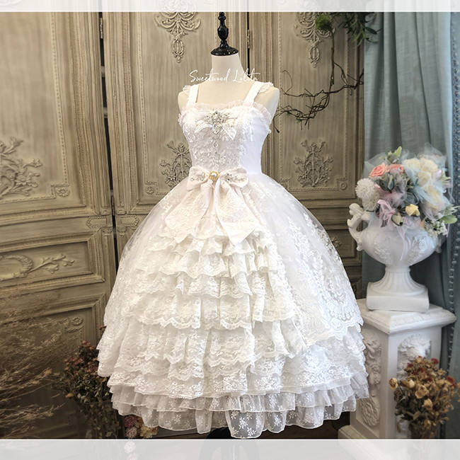 Secret Garden In Midsummer ~Elegant Lolita Bridal Dress -Ready MADE
