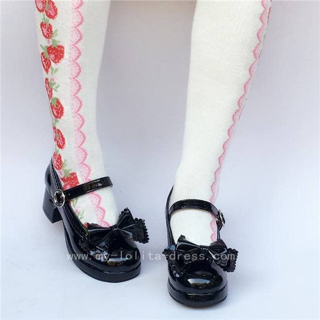 Classic Bow Lolita Shoes