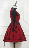 Queen of Hearts~ Lolita Embroidery Vest+Skirt -out