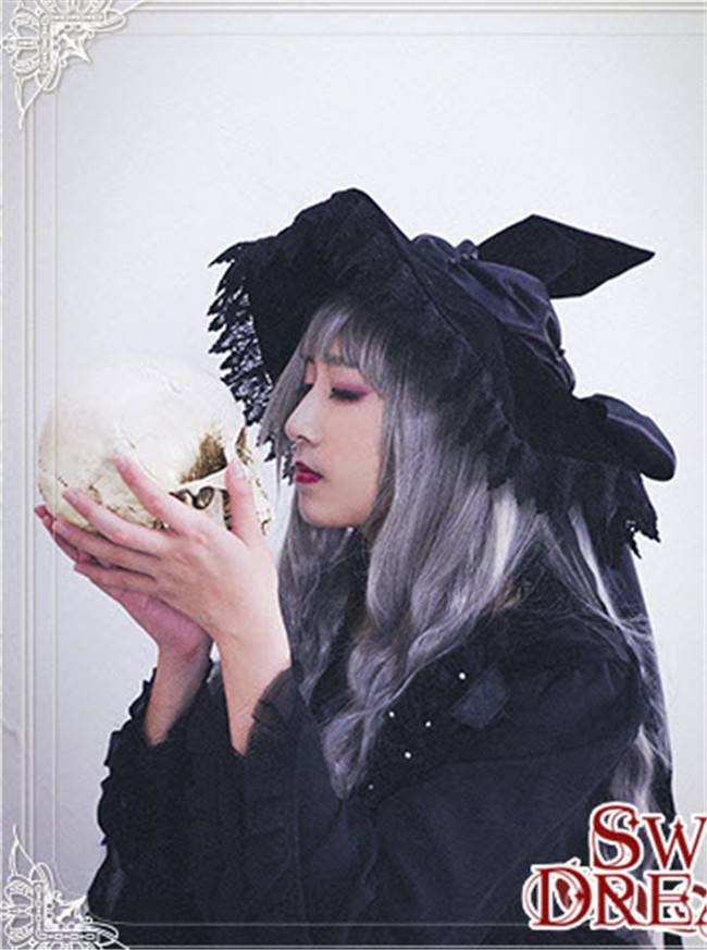 Cutie Creator ~ Witch's House~  Velvet Bow Lolita Witch Hat
