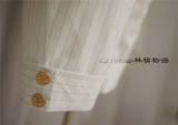 La Pomme ~Ouji Stripe Lolita Coat + Med-length Pants