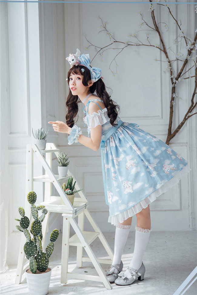 Kittens in Cloud Kingdom」lolita ロリータ服op-