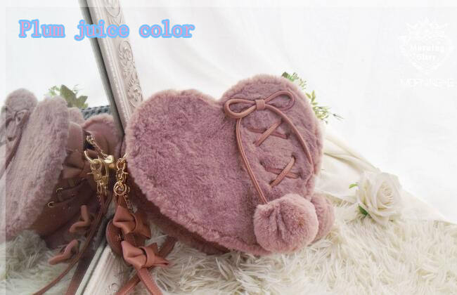 Repair of Love/Star~ Sweet Lolita Fur Hand Bag/Cross-body Bag