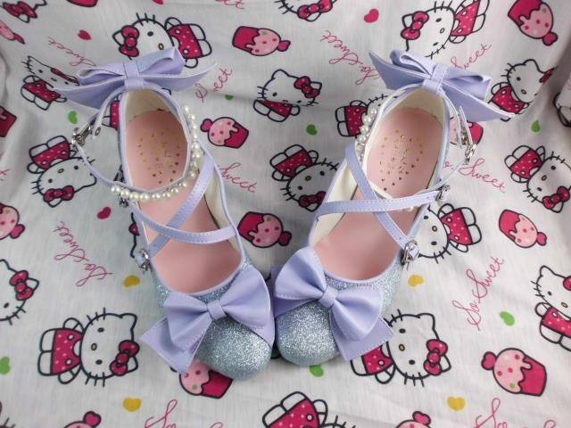Antaina Tea Party Glitter Lolita Shoes