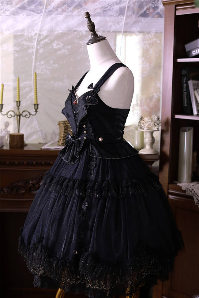 Passion Theme Dark Night and Silver Light Ouji Set/Dress -Ready Made