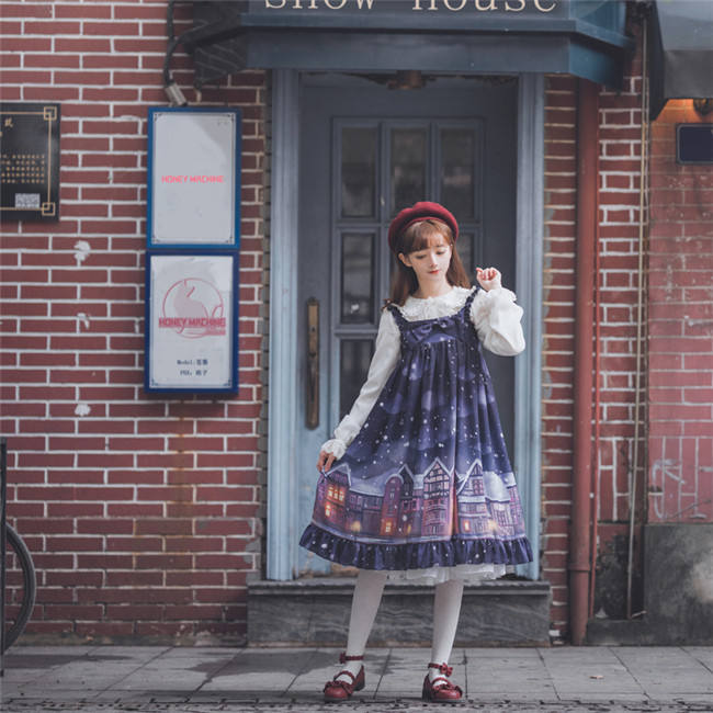 Warm House In Snow~ Sweet Lolita OP/JSK out
