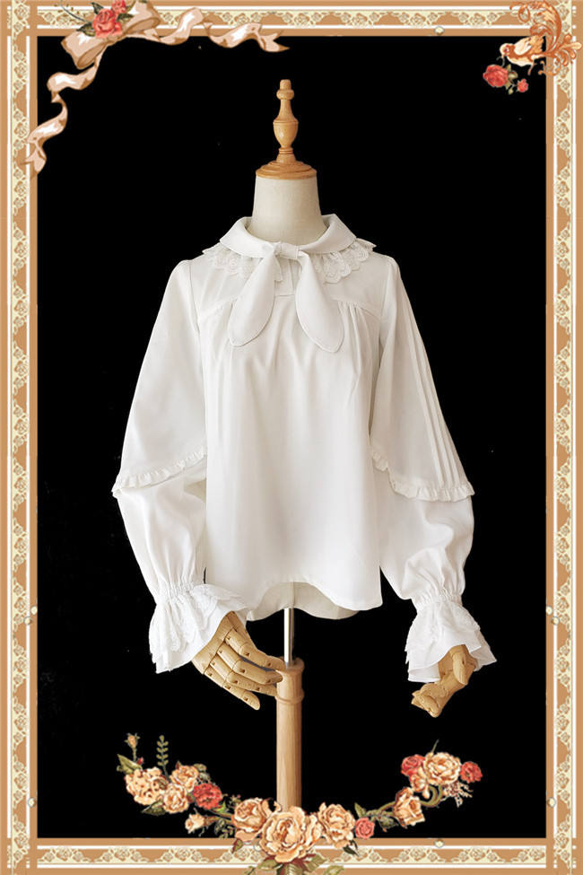 High Density Chiffon Lolita Long Sleeves Blouse