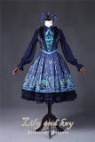 Lily And Key~ Classic V-neck Lolita Printed JSK Dress -pre-order Closed