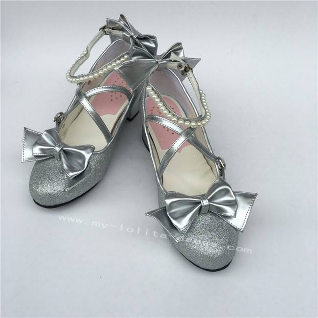 Antaina Tea Party Glitter Lolita Shoes