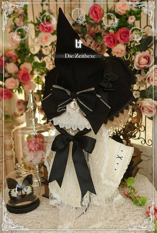 Lost Tree ~Witch Time * Die Zeithexe Lolita Witch Hat + Tailing