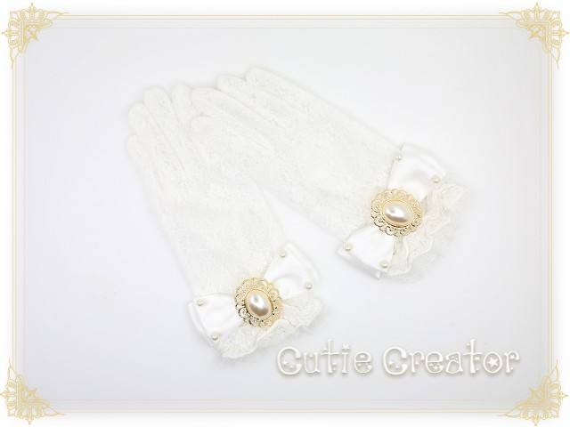 Sweet Dreamer Pearl Lace Lolita Gloves