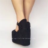 Charming White Matte Lolita High Platform Sandals -  Three Kinds Of Styles