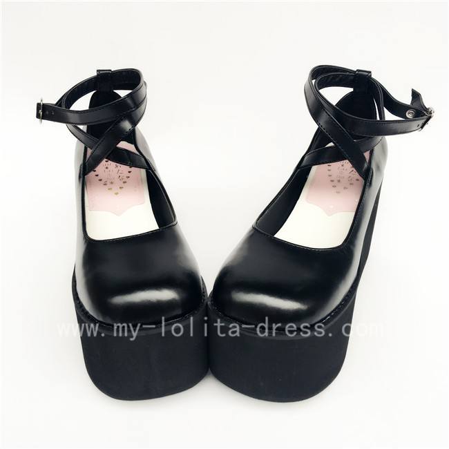 Black Velvet High Platform Women Shoes