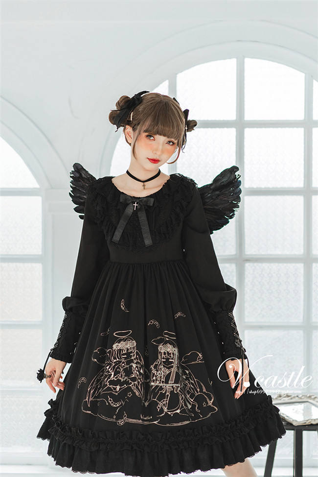 Little Angel~ Classic Lolita OP Dress -out