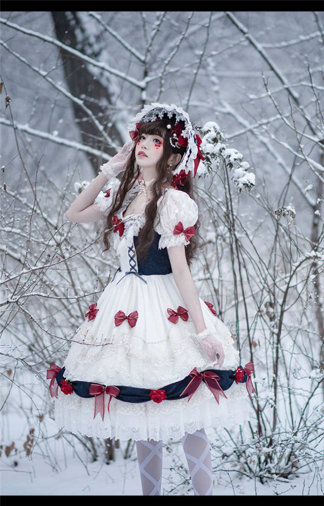 YUPBRO Lolita ~Snow White Lolita OP -Ready MADE