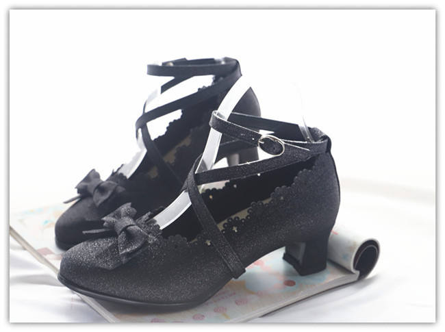 Lost Sister- Sweet Bows Lolita Heels Shoes - 3 Ways Wear