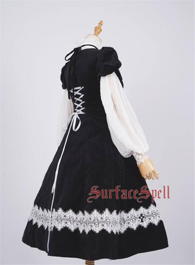 The Virtuous Orchid~ Vintage Velveteen Lace Dresses