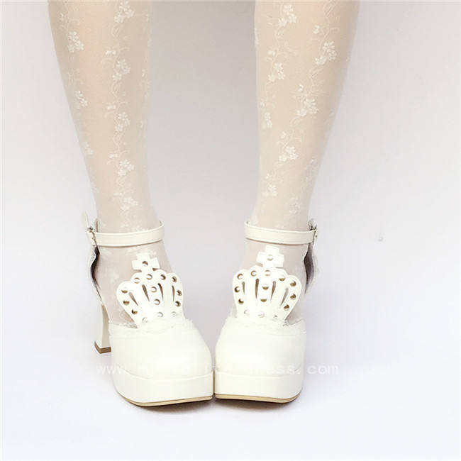 Sweet Mint Lolita Heels Shoes