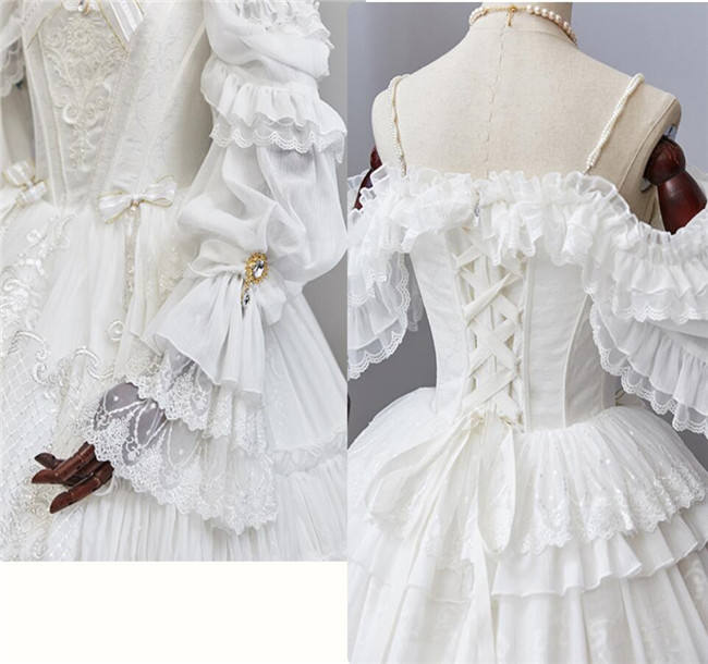 QuaintLass Lolita ~Lace Lolita Wedding Dresses -Pre-order