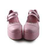 High Platform Sweet Pink Lolita Shoes