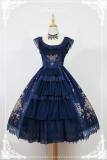 Neverland Lolita ~Gem Swan~ Elegant Lolita JSK Dress with Front Open Design - 4 Colors Available -OUT