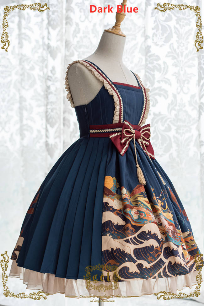 CEL Lolita ~Kaiseki Island Lolita JSK Slight High Waist -Ready Made