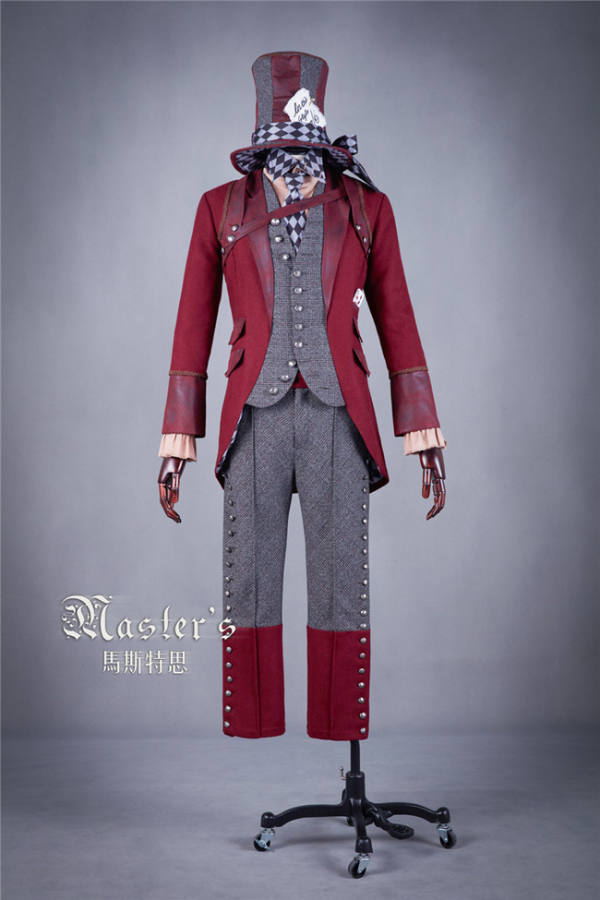 Master‘s -Mad Hatter- Lolita Fullset[--Short Coat + Vest + Blouse + Pants + Hat--]  -Pre-order Closed
