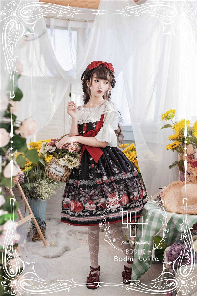 Strawberry Fruit Tea Lolita JSK -Pre-order Closed
