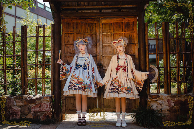 CEL Lolita ~Kaiseki Island Lolita JSK Slight High Waist -Ready Made