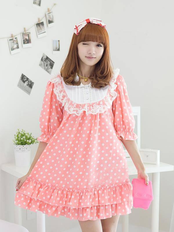 Cute Doll Chiffon Lolita Dress
