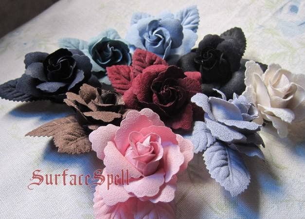 Single Rose Flower Lolita Hairpin