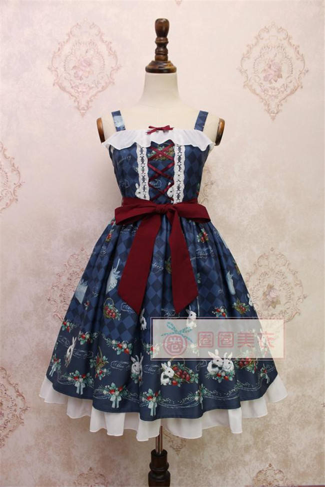 Alice Girl~ Strawberry&Rabbit~ Lolita JSK Dress