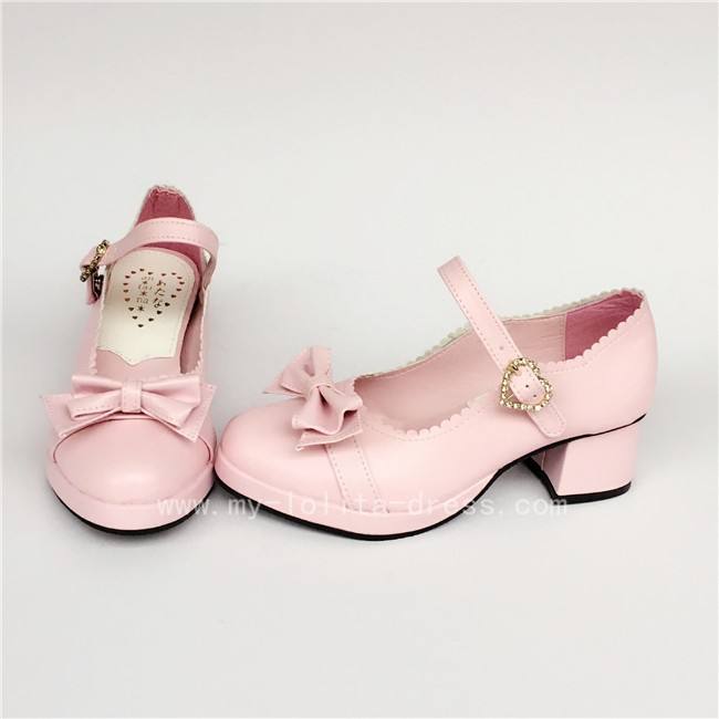 Bows Single Strap Lolita Shoes